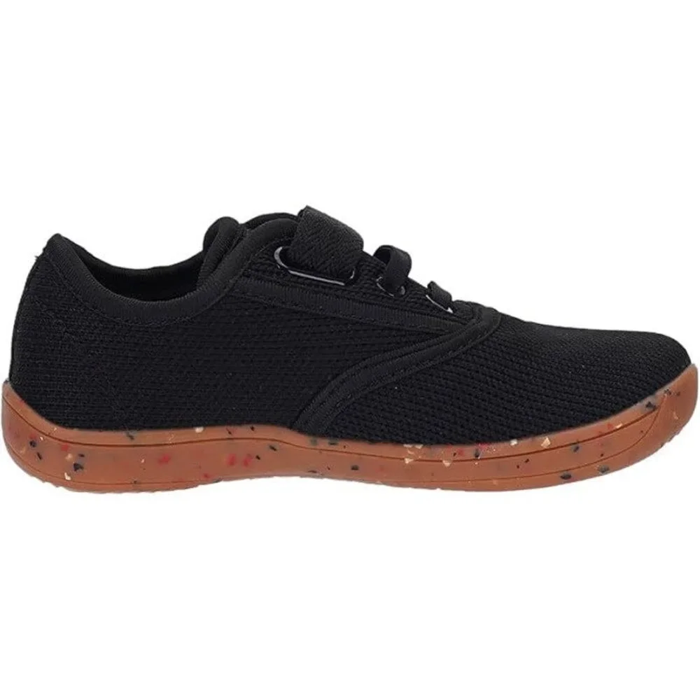 Whitin Toddler Boys 6.5 Black Sneakers Hook Loop Close Round Toe Barefoot Shoes